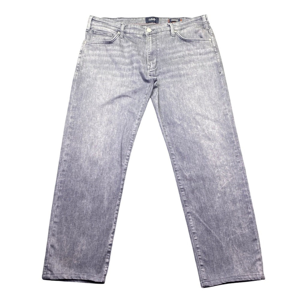 34 Heritage Courage Mid-Rise Straight Leg Grey Jeans Mens Sz 38 Preppy Hemmed